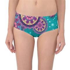 Mid-Waist Bikini Bottoms 