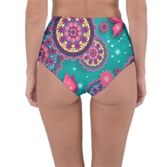 Reversible High-Waist Bikini Bottoms 