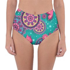 Reversible High-Waist Bikini Bottoms 