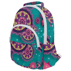 Rounded Multi Pocket Backpack 