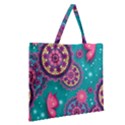 Zipper Large Tote Bag 