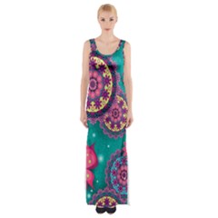 Thigh Split Maxi Dress 