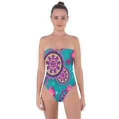 Tie Back One Piece Swimsuit 