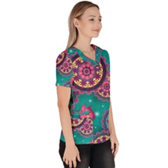 Women s V-Neck Scrub Top 