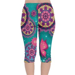 Velvet Capri Leggings  