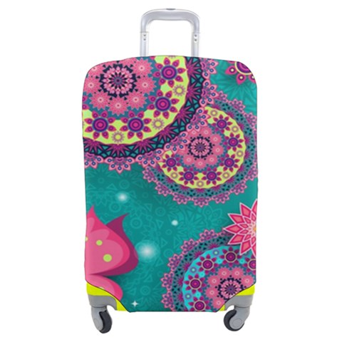 Floral Pattern, Abstract, Colorful, Flow Luggage Cover (Medium) from ArtsNow.com