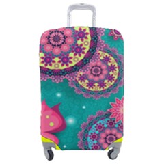 Floral Pattern, Abstract, Colorful, Flow Luggage Cover (Medium) from ArtsNow.com