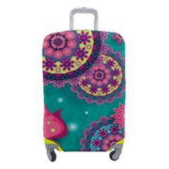 Floral Pattern, Abstract, Colorful, Flow Luggage Cover (Small) from ArtsNow.com