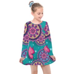 Kids  Long Sleeve Dress 