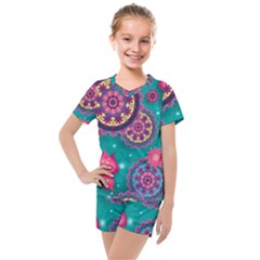 Kids  Mesh T-Shirt and Shorts Set 