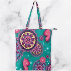 Double Zip Up Tote Bag 