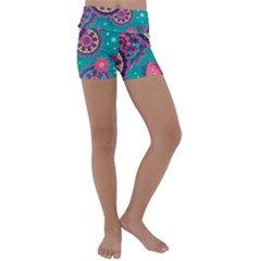 Kids  Lightweight Velour Yoga Shorts 