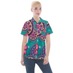 Women s Short Sleeve Pocket Shirt 