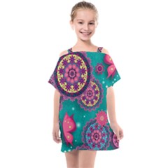 Kids  One Piece Chiffon Dress 