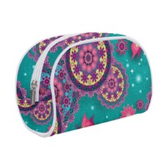 Floral Pattern, Abstract, Colorful, Flow Make Up Case (Small) from ArtsNow.com