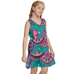 Kids  Sleeveless Tiered Mini Dress 