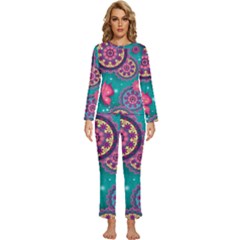 Womens  Long Sleeve Lightweight Pajamas Set 