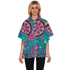 Women s Batwing Button Up Shirt 