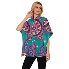 Women s Batwing Button Up Shirt 