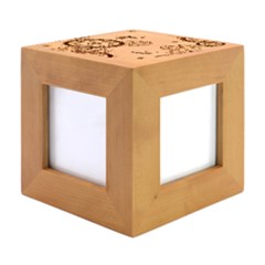 Wood Photo Frame Cube 