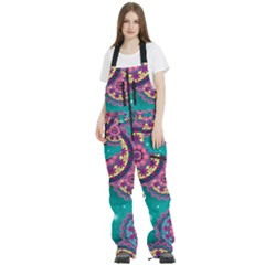 Women s Front Zip Ski And Snowboard Bib Pants 