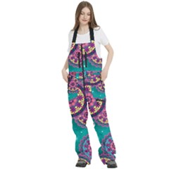 Women s Front Zip Ski And Snowboard Bib Pants 