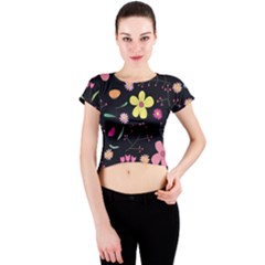 Crew Neck Crop Top 