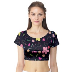 Short Sleeve Crop Top 