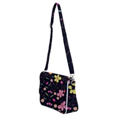 Shoulder Bag with Back Zipper 