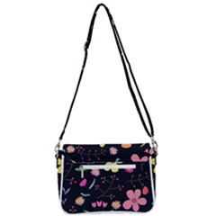 Shoulder Bag with Back Zipper 