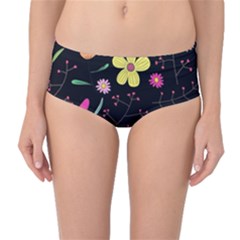 Mid-Waist Bikini Bottoms 