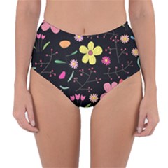 Reversible High-Waist Bikini Bottoms 