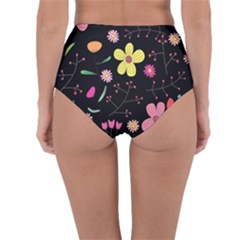 Reversible High-Waist Bikini Bottoms 