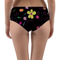 Reversible Mid-Waist Bikini Bottoms 