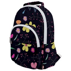 Rounded Multi Pocket Backpack 