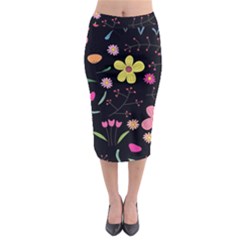 Midi Pencil Skirt 