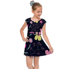 Kids  Cap Sleeve Dress 