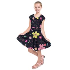 Kids  Short Sleeve Dress 