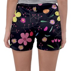 Women s Satin Sleepwear Shorts 