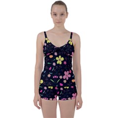 Tie Front Two Piece Tankini 