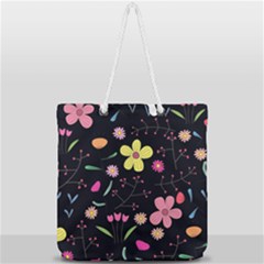 Full Print Rope Handle Tote (Large) 