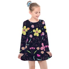 Kids  Long Sleeve Dress 