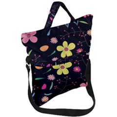 Fold Over Handle Tote Bag 