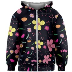 Kids  Zipper Hoodie Without Drawstring 