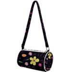 Foliage Pattern, Adorable Beautiful Mini Cylinder Bag