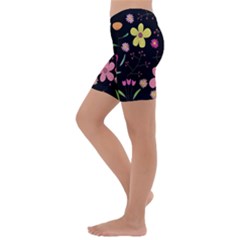 Kids  Lightweight Velour Capri Yoga Leggings 