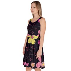 Knee Length Skater Dress With Pockets 