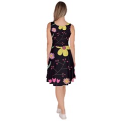 Knee Length Skater Dress With Pockets 