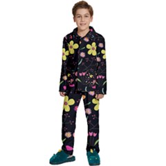 Kids  Long Sleeve Velvet Pajamas Set 