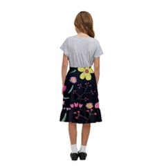 Kids  Ruffle Flared Wrap Midi Skirt 